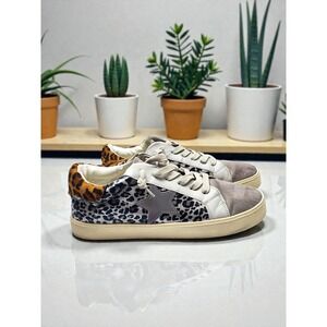 Madden Girl Starling Leopard Print Fashion Sneakers Women Size 10